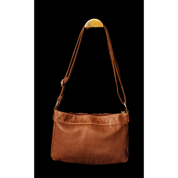 Unionbay brown faux leather crossbody bag - Picture 2 of 7